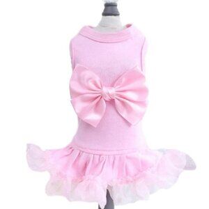 Size Medium Hello Doggie Fancy Ballerina Dog Dress in Pink